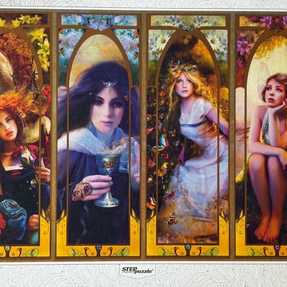Brand New ! STEP PUZZLE - 2000 pieces - Art Collection - Fairies - Picture 7 of 7